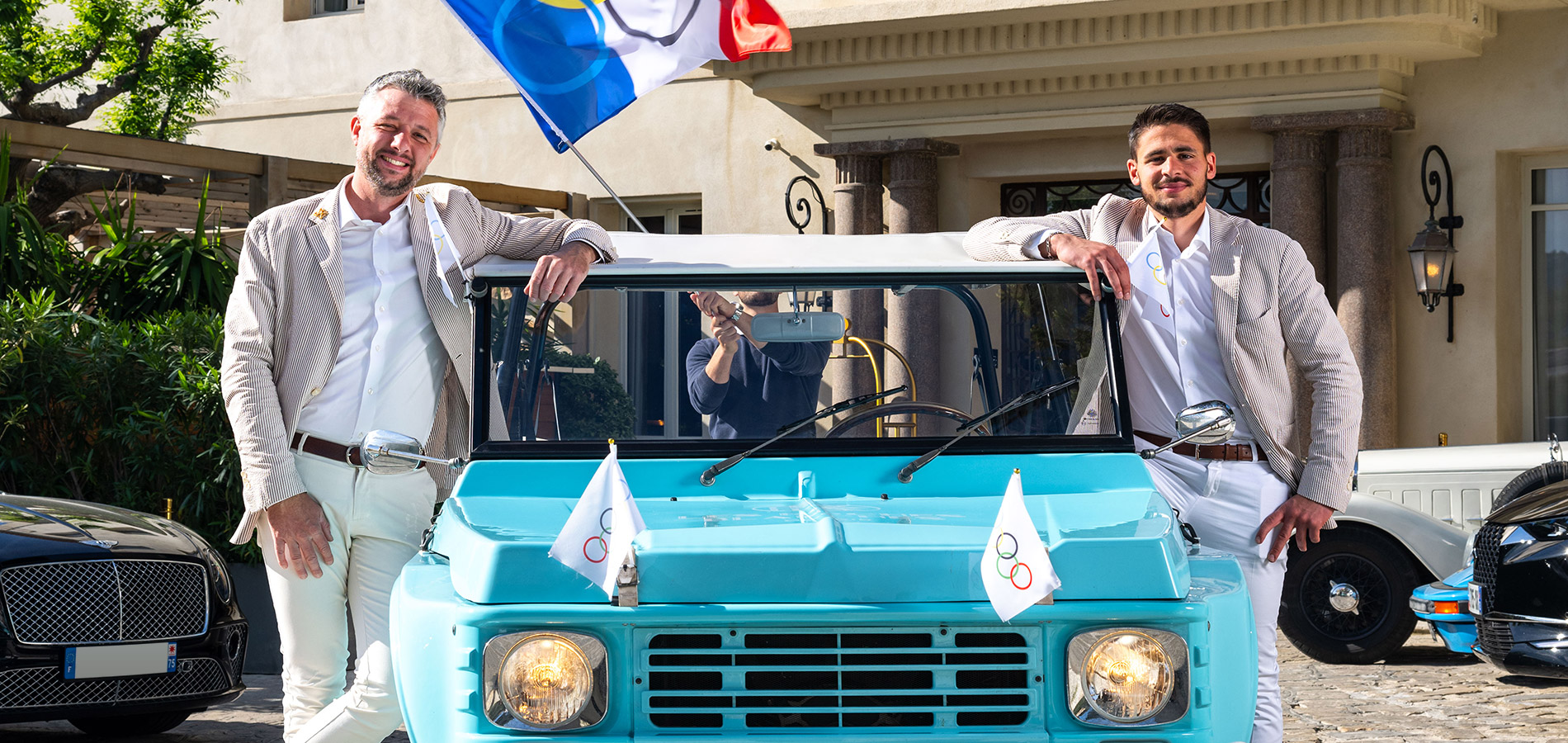 Equipe conciergerie Clés d'Or hôtel Roches Blanches Cassis