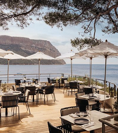 Restaurant vue mer à Cassis