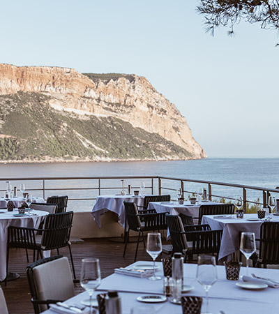 Restaurant gastronomique vue mer à Cassis