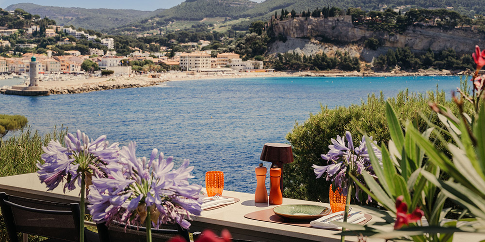 Restaurant en bord en mer à Cassis - Rocco