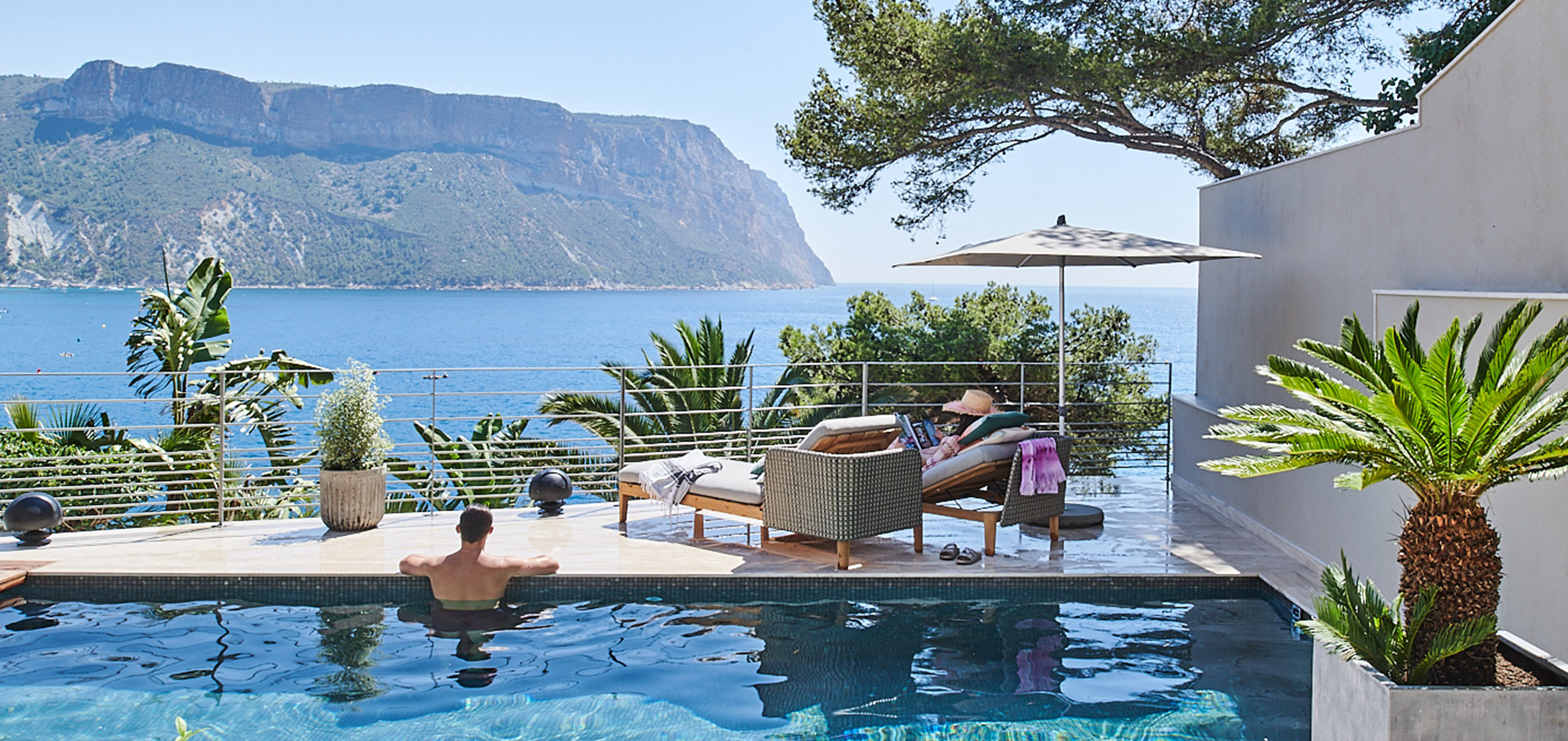 Villa Cala Bianca vue mer, hôtel à Cassis